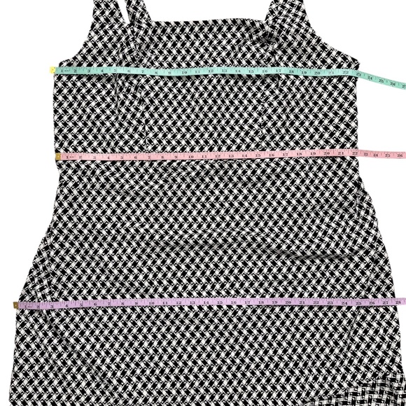 Anthropologie The Ariana Square Neck Asymmetrical Ruffle Hem Dress 3X Plus - Picture 9 of 14